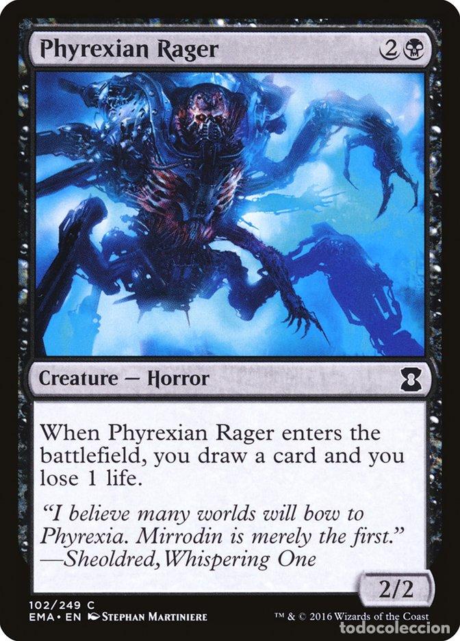 Trading Cards: Carta MTG-Phyrexian Rager-Eternal Masters-N.102-EN-NM-Common - Magic the Gathering