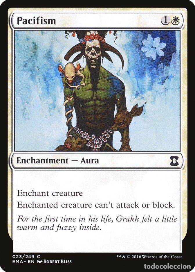 Trading Cards: Carta MTG-Pacifism-Eternal Masters-N.023-EN-NM-Common - Magic the Gathering
