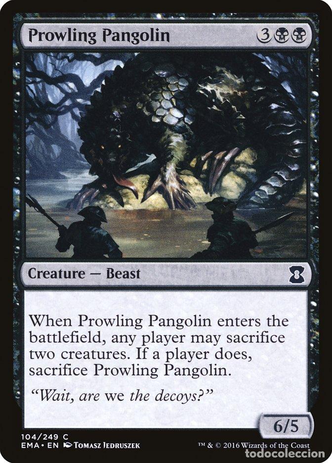 Trading Cards: Carta MTG-Prowling Pangolin-Eternal Masters-N.104-EN-NM-Common - Magic the Gathering