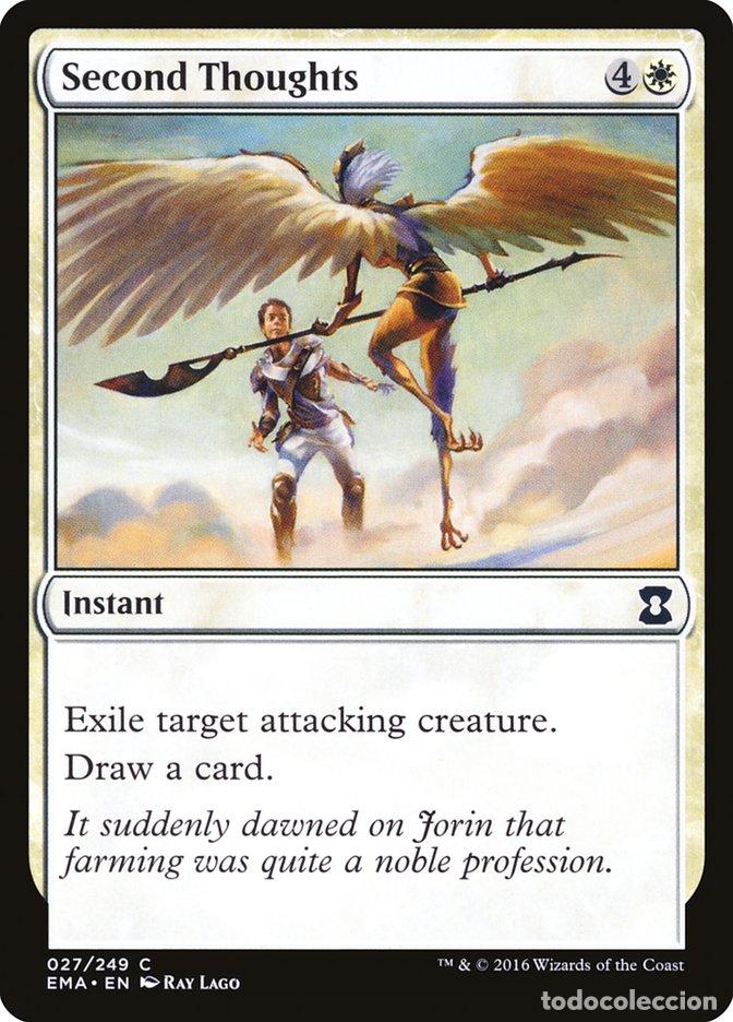 Trading Cards: Carta MTG-Second Thoughts-Eternal Masters-N.027-EN-NM-Common - Magic the Gathering