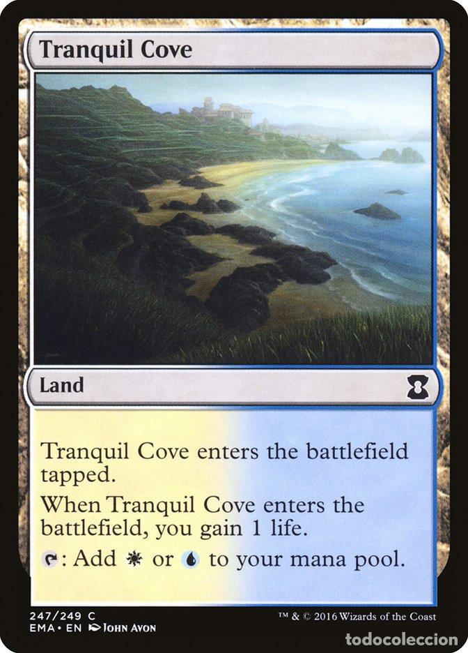 Trading Cards: Carta MTG-Tranquil Cove-Eternal Masters-N.247-EN-NM-Common - Magic the Gathering