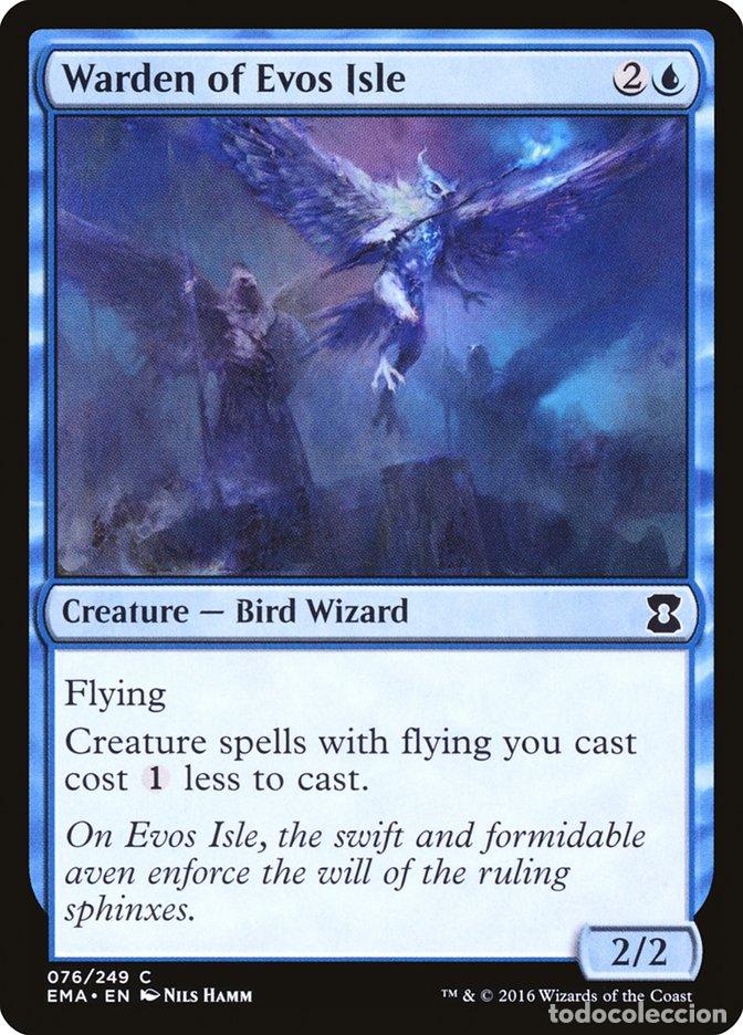 Trading Cards: Carta MTG-Warden of Evos Isle-Eternal Masters-N.076-EN-NM-Common - Magic the Gathering