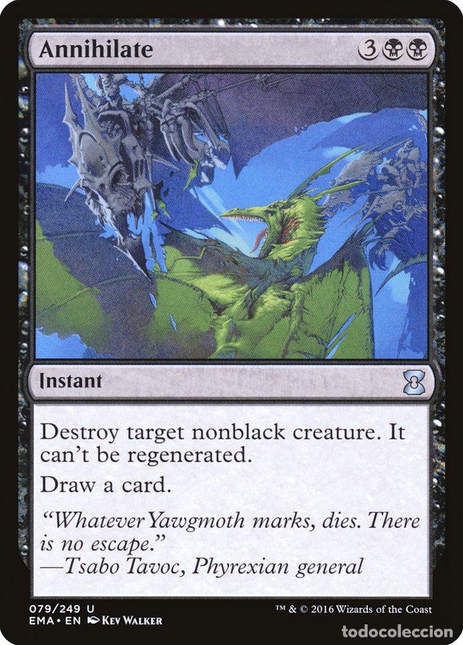 Trading Cards: Carta MTG-Annihilate-Eternal Masters-N.079-EN-NM-Uncommon - Magic the Gathering