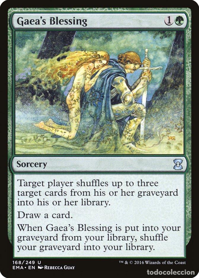 Trading Cards: Carta MTG-Gaea's Blessing-Eternal Masters-N.168-EN-NM-Uncommon - Magic the Gathering