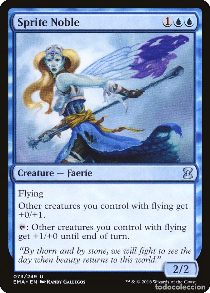 Trading Cards: Carta MTG-Sprite Noble-Eternal Masters-N.073-EN-NM-Uncommon - Magic the Gathering
