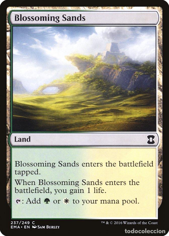 Trading Cards: Carta MTG-Blossoming Sands-Eternal Masters-N.237-EN-NM-Common - Magic the Gathering