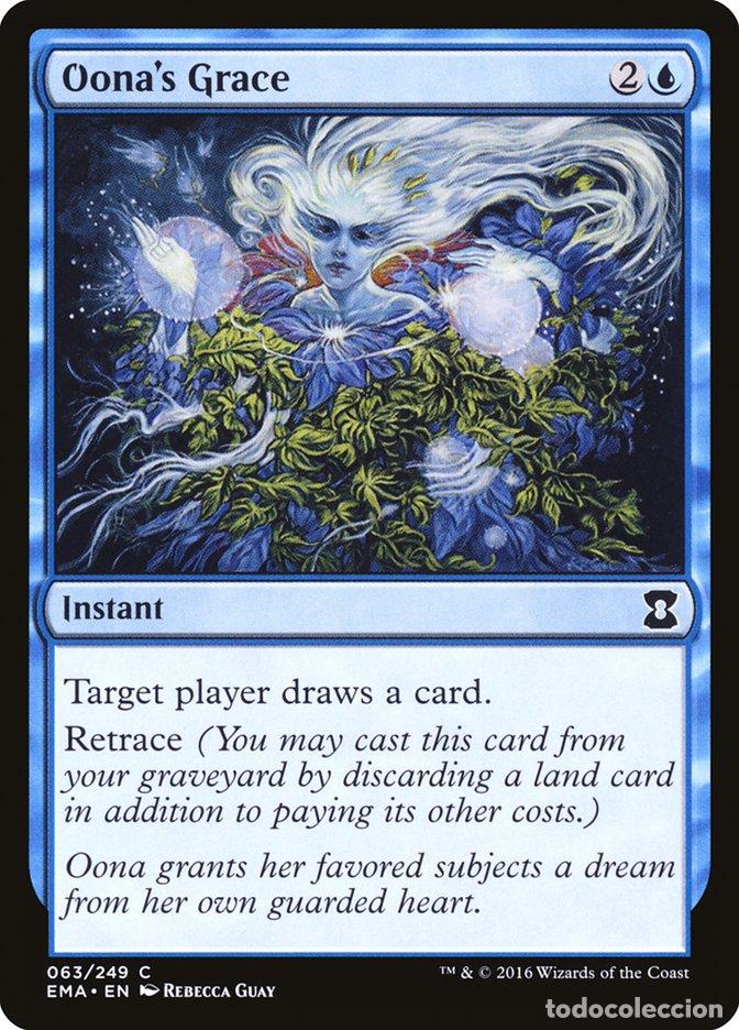 Trading Cards: Carta MTG-Oona's Grace-Eternal Masters-N.063-EN-NM-Common - Magic the Gathering