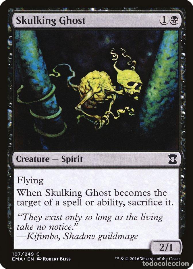 Trading Cards: Carta MTG-Skulking Ghost-Eternal Masters-N.107-EN-NM-Common - Magic the Gathering
