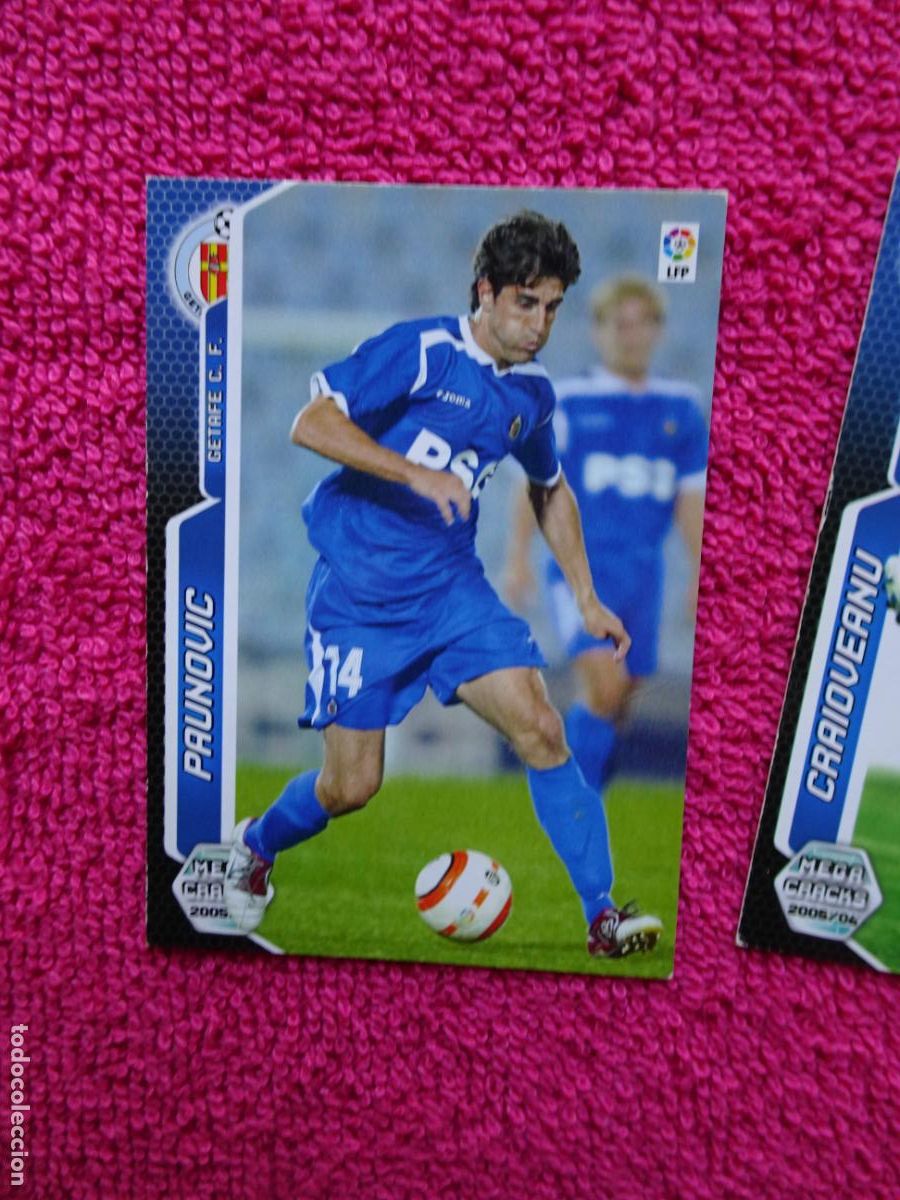 Cartas Colecion&aacute;veis: megacracks 2005-06 177 paunovic getafe panini sports