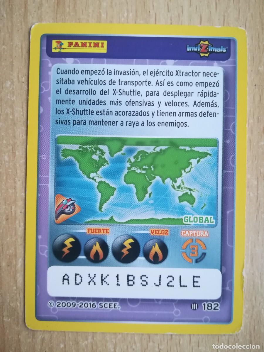 Trading cards: Invizimals 2009-2016 N&ordm; 182. X-Shuttle - Panini. - Foto 2