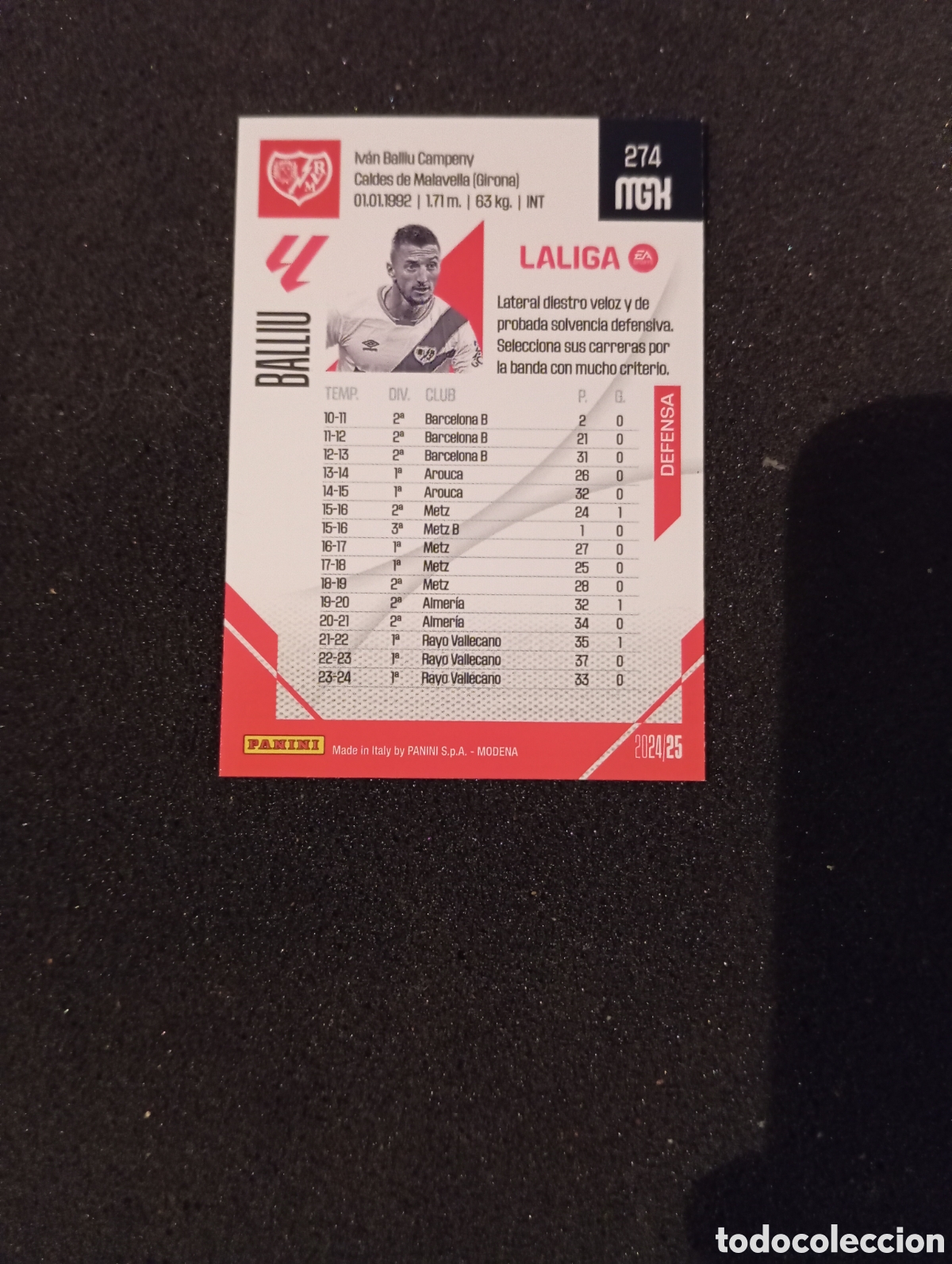 Trading cards: 274 Balliu / Megacracks 2024 - Foto 2