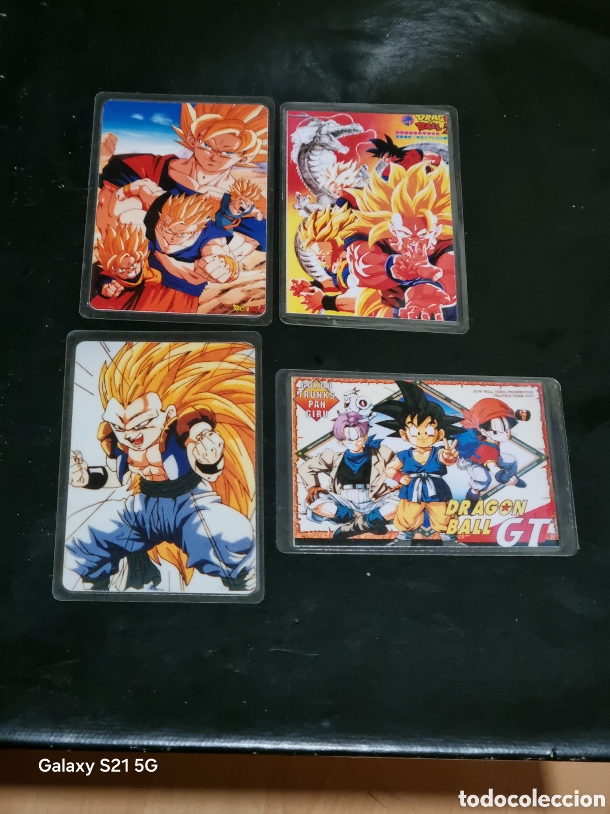 Cartes &agrave; &Eacute;changer: 4 TARGETAS DRAGON BALL Z/GT PLASTIFICADAS