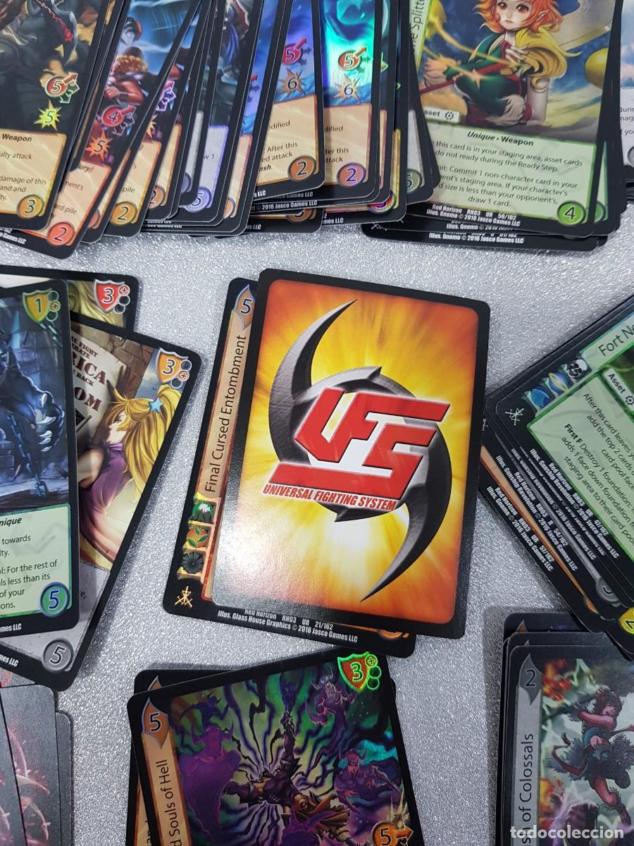 Trading cards: Lote cartas Red Horizon Vs Universal Fighting System - Foto 2