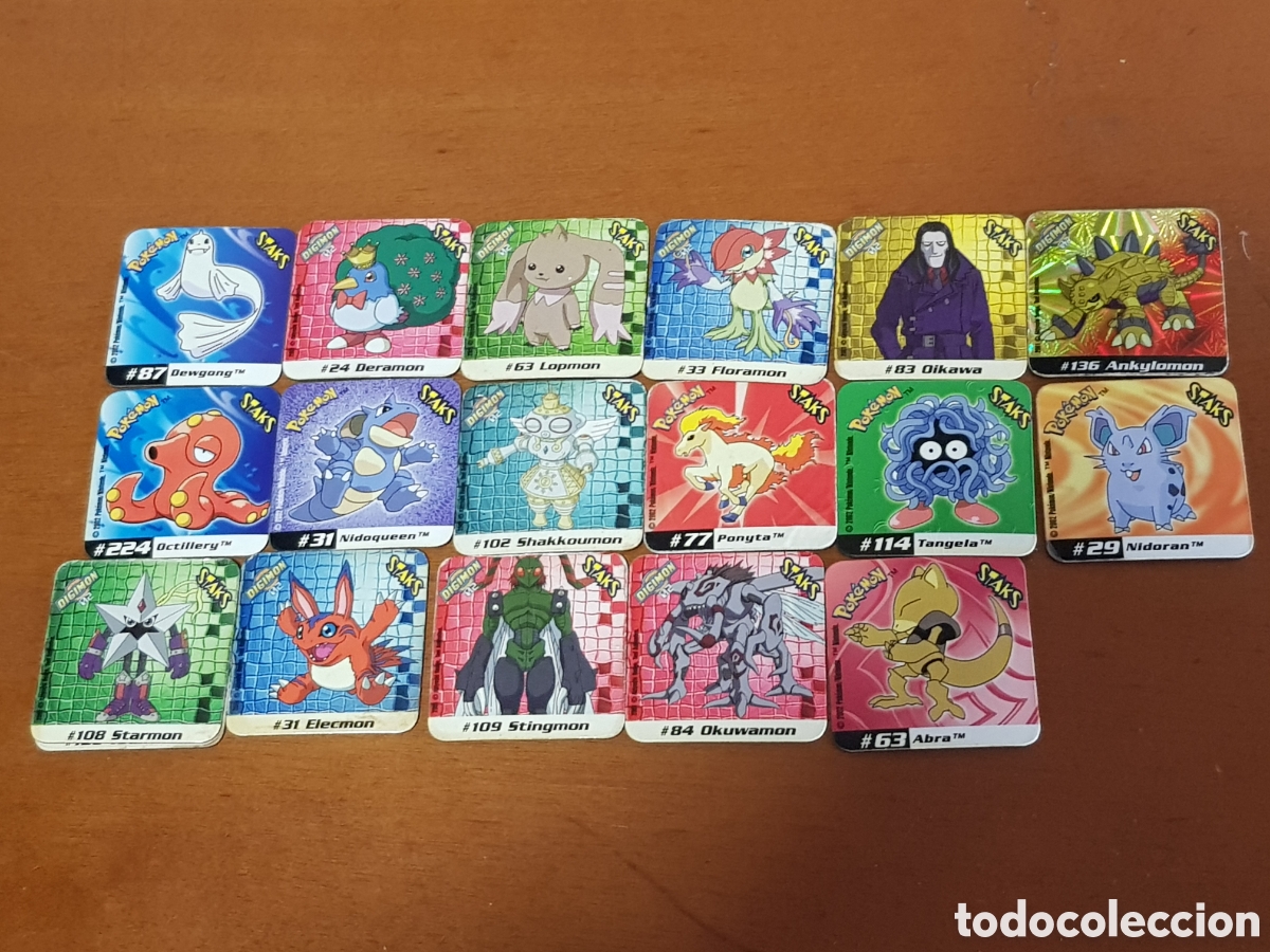 Trading cards: Lote 17 Staks Digimon diferentes - Foto 1