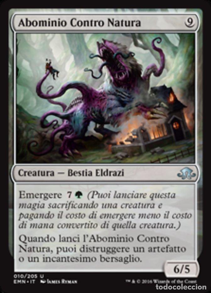 Trading Cards: Carta MTG-Abominio Contro Natura-Luna Spettrale-N.010-ITA-NM-Uncommon - Magic the Gathering