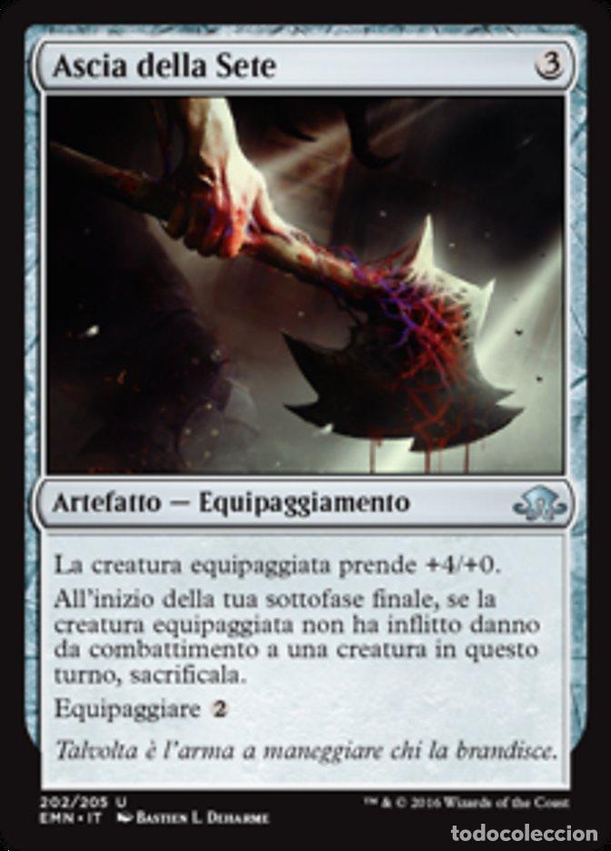 Trading Cards: Carta MTG-Ascia della Sete-Luna Spettrale-N.202-ITA-NM-Uncommon - Magic the Gathering