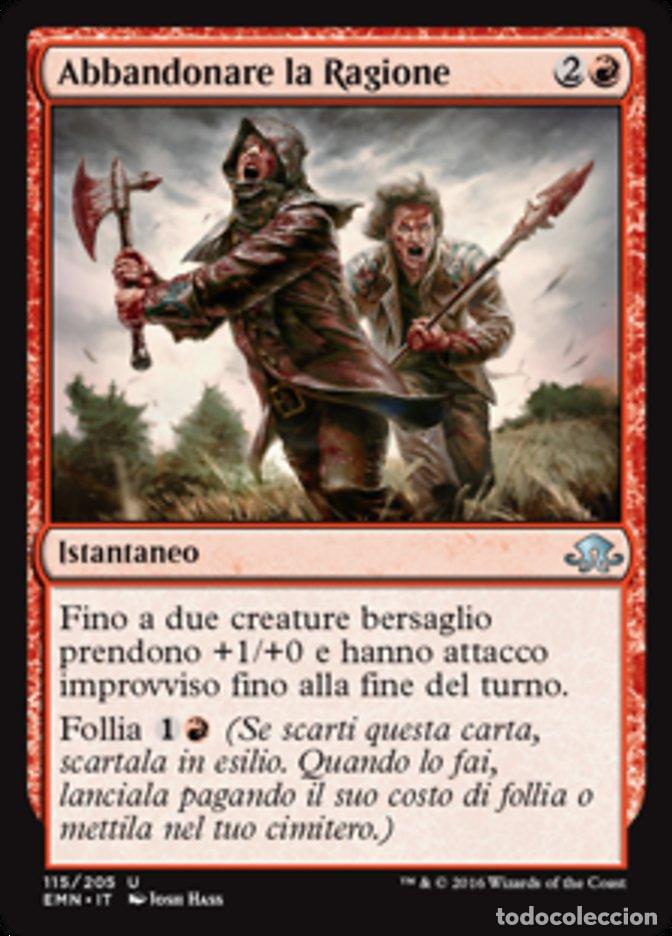 Trading Cards: Carta MTG-Abbandonare la Ragione-Luna Spettrale-N.115-ITA-NM-Uncommon - Magic the Gathering