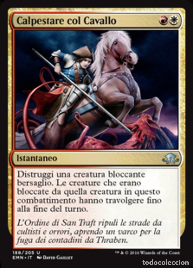 Trading Cards: Carta MTG-Calpestare col Cavallo-Luna Spettrale-N.188-ITA-NM-Uncommon - Magic the Gathering