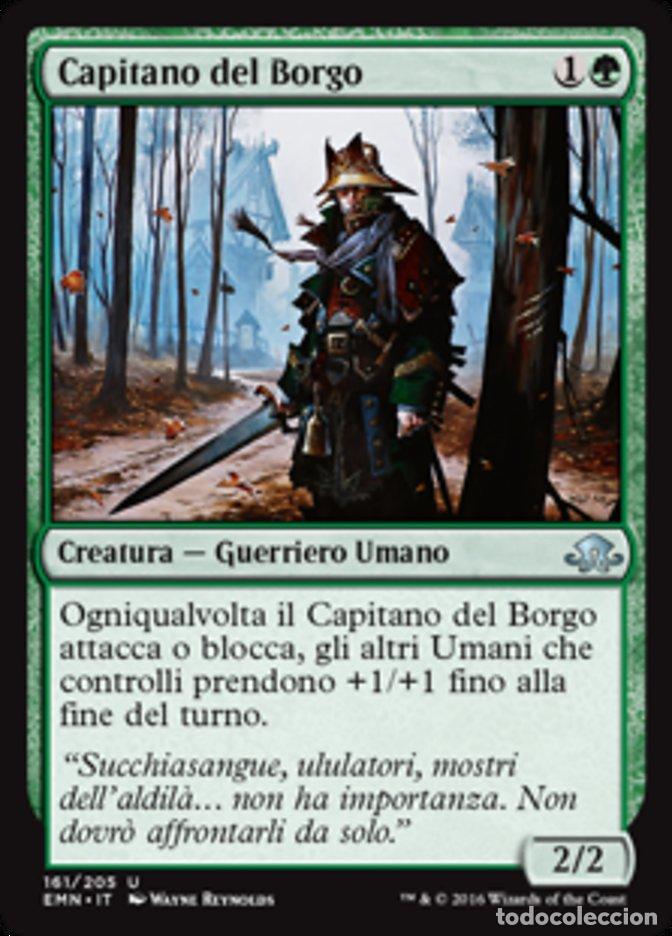 Trading Cards: Carta MTG-Capitano del Borgo-Luna Spettrale-N.161-ITA-NM-Uncommon - Magic the Gathering