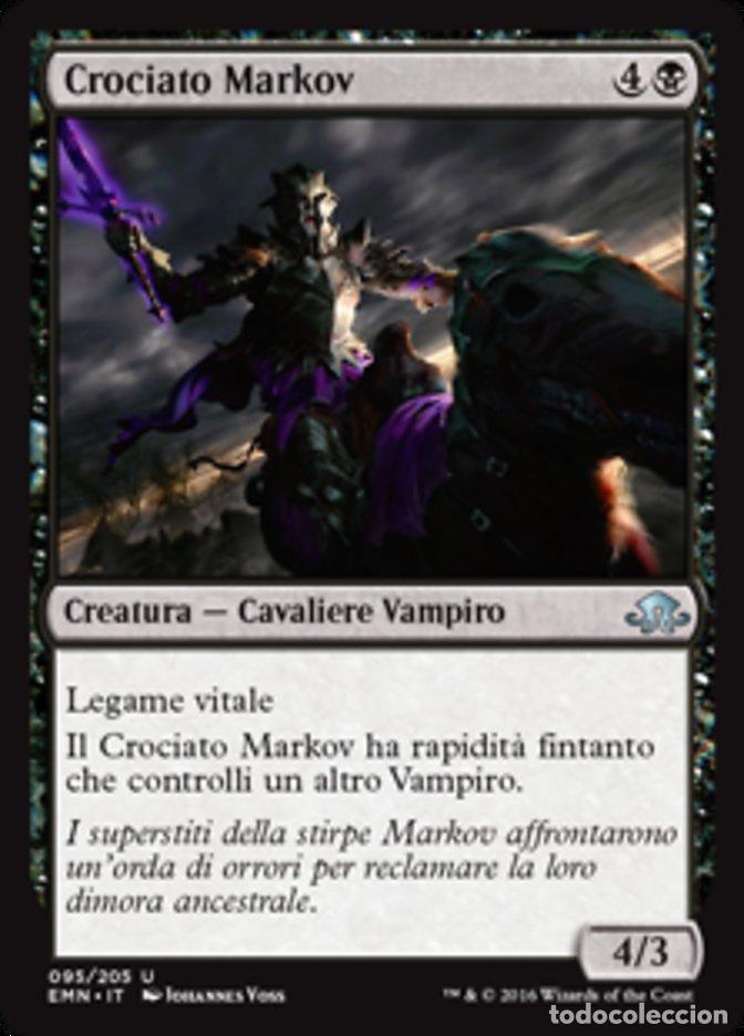 Trading Cards: Carta MTG-Crociato Markov-Luna Spettrale-N.095-ITA-NM-Uncommon - Magic the Gathering