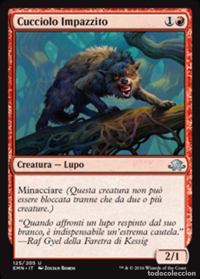 Trading Cards: Carta MTG-Cucciolo Impazzito-Luna Spettrale-N.125-ITA-NM-Uncommon - Magic the Gathering