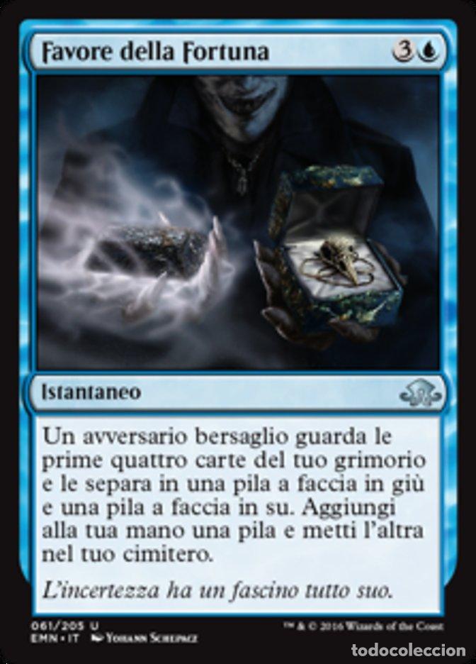 Trading Cards: Carta MTG-Favore della Fortuna-Luna Spettrale-N.061-ITA-NM-Uncommon - Magic the Gathering