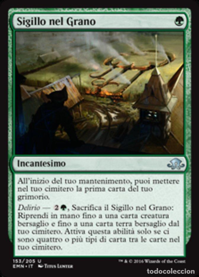 Trading Cards: Carta MTG-Sigillo nel Grano-Luna Spettrale-N.153-ITA-NM-Uncommon - Magic the Gathering