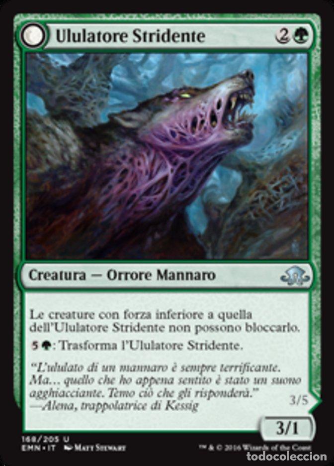 Trading Cards: Carta MTG-Ululatore Stridente/Coro Ululante-Luna Spettrale-N.168-ITA-NM-UN - Magic the Gathering