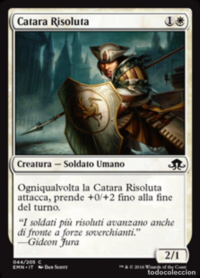 Trading Cards: Carta MTG-Catara Risoluta-Luna Spettrale-N.044-ITA-NM-Common - Magic the Gathering