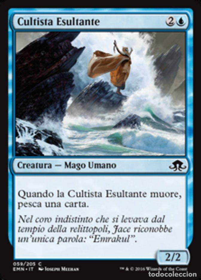 Trading Cards: Carta MTG-Cultista Esultante-Luna Spettrale-N.059-ITA-NM-Common - Magic the Gathering
