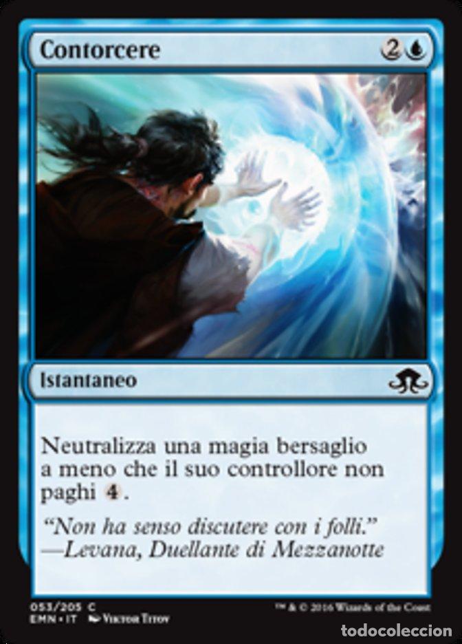 Trading Cards: Carta MTG-Contorcere-Luna Spettrale-N.053-ITA-NM-Common - Magic the Gathering