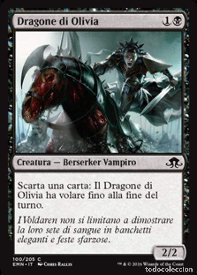 Trading Cards: Carta MTG-Dragone di Olivia-Luna Spettrale-N.100-ITA-NM-Common - Magic the Gathering