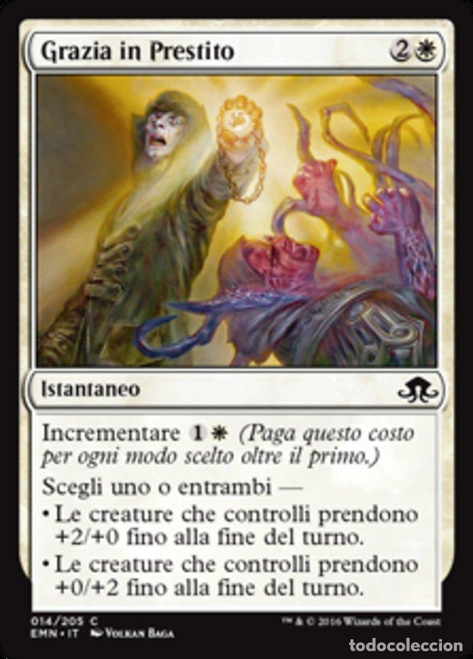 Trading Cards: Carta MTG-Grazia in Prestito-Luna Spettrale-N.014-ITA-NM-Common - Magic the Gathering
