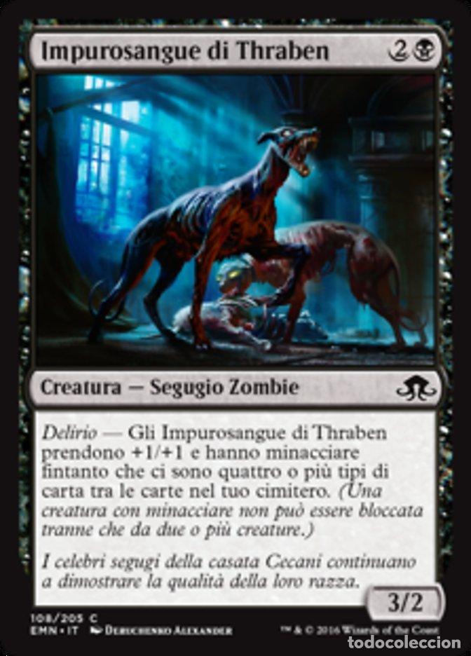Trading Cards: Carta MTG-Impurosangue di Thraben-Luna Spettrale-N.108-ITA-NM-Common - Magic the Gathering