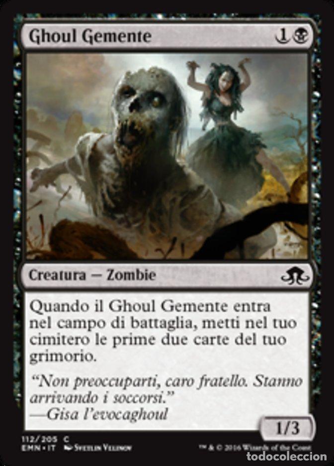 Trading Cards: Carta MTG-Ghoul Gemente-Luna Spettrale-N.112-ITA-NM-Common - Magic the Gathering