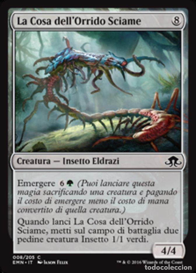 Trading Cards: Carta MTG-La Cosa dell'Orrido Sciame-Luna Spettrale-N.008-ITA-NM-Common - Magic the Gathering