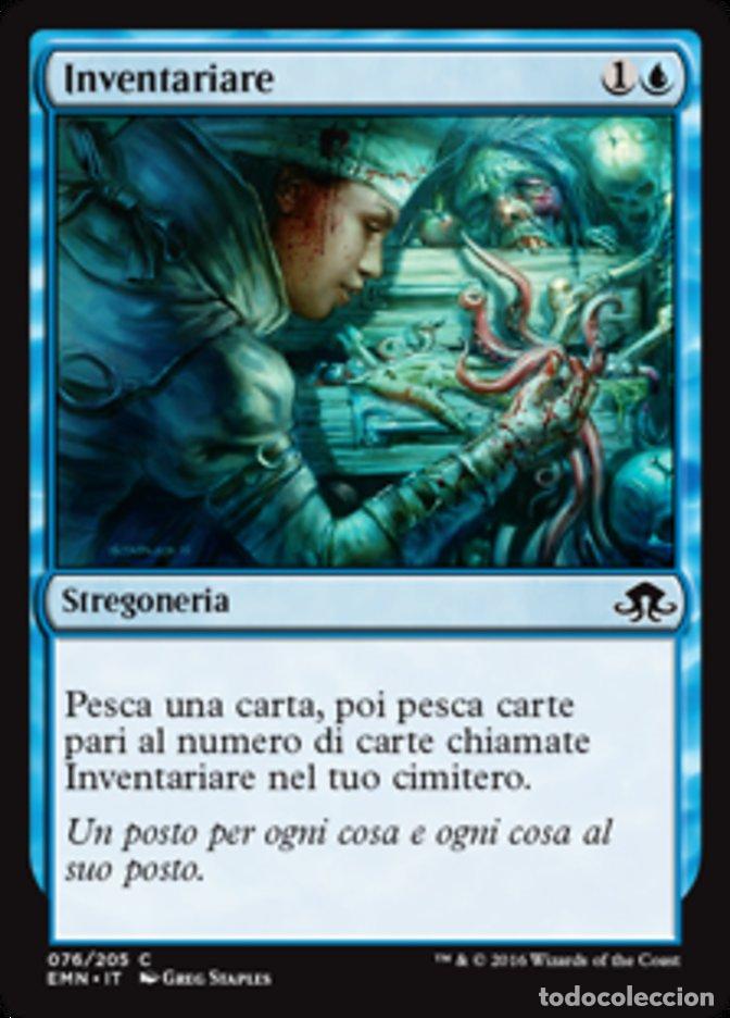 Trading Cards: Carta MTG-Inventariare-Luna Spettrale-N.076-ITA-NM-Common - Magic the Gathering