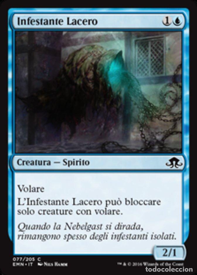 Trading Cards: Carta MTG-Infestante Lacero-Luna Spettrale-N.077-ITA-NM-Common - Magic the Gathering