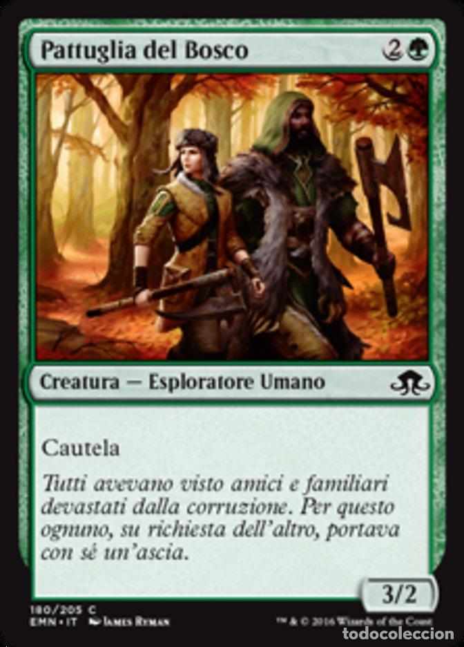 Trading Cards: Carta MTG-Pattuglia del Bosco-Luna Spettrale-N.180-ITA-NM-Common - Magic the Gathering