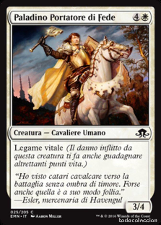 Trading Cards: Carta MTG-Paladino Portatore di Fede-Luna Spettrale-N.025-ITA-NM-Common - Magic the Gathering