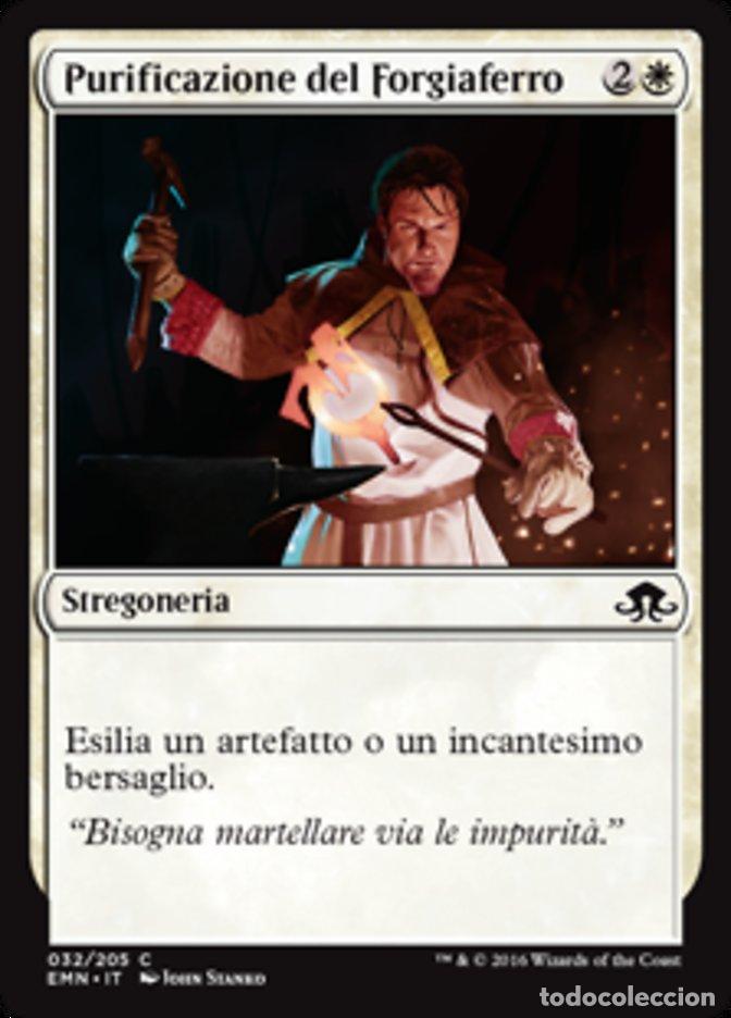 Trading Cards: Carta MTG-Purificazione del Forgiaferro-Luna Spettrale-N.032-ITA-NM-Common - Magic the Gathering