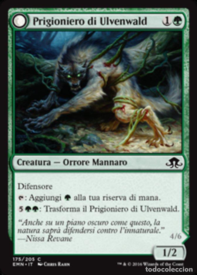Trading Cards: Carta MTG-Prigioniero di Ulvenwald/Abominio di Ulvenwald-Luna Spettrale-N.175-ITA-NM-C - Magic the G