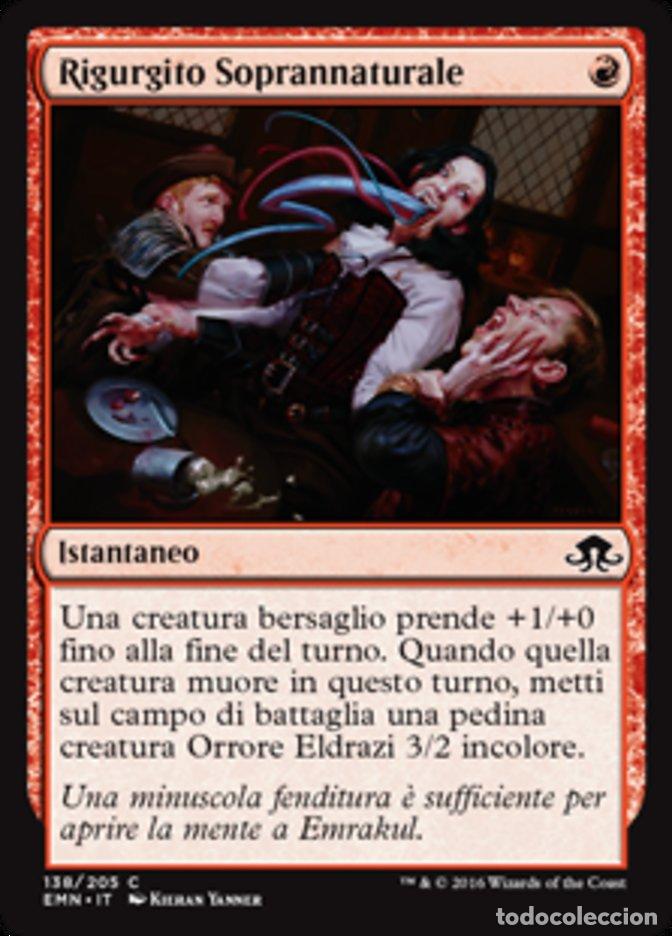 Trading Cards: Carta MTG-Rigurgito Soprannaturale-Luna Spettrale-N.138-ITA-NM-Common - Magic the Gathering