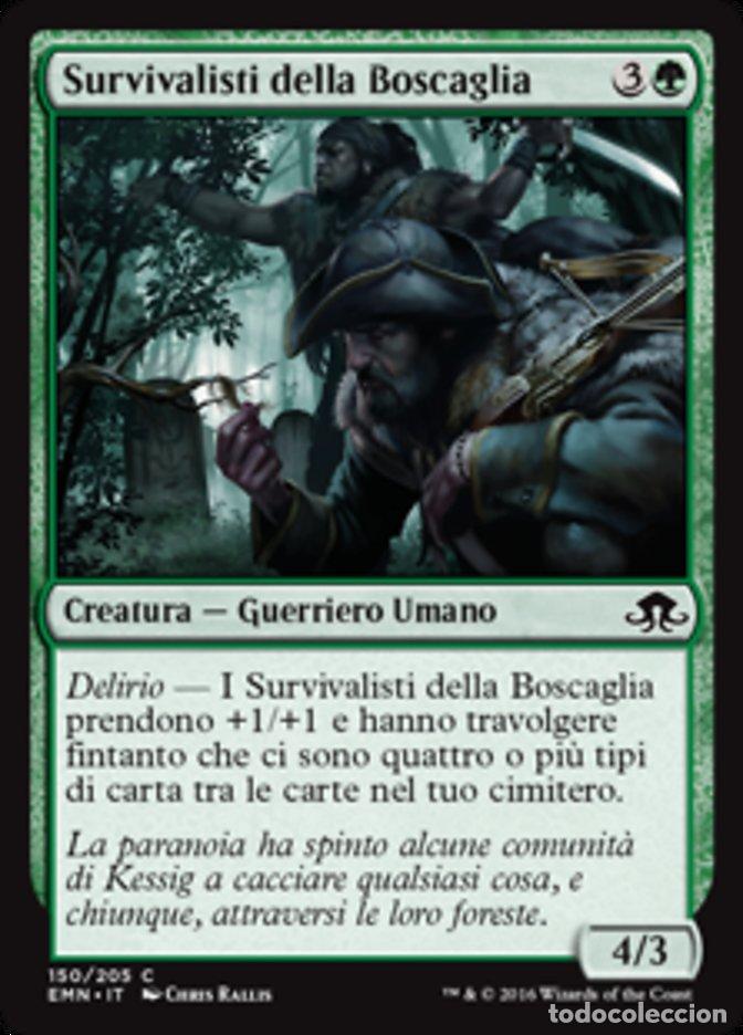 Trading Cards: Carta MTG-Survivalisti della Boscaglia-Luna Spettrale-N.150-ITA-NM-Common - Magic the Gathering