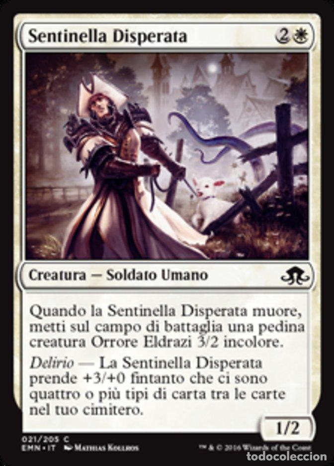 Trading Cards: Carta MTG-Sentinella Disperata-Luna Spettrale-N.021-ITA-NM-Common - Magic the Gathering