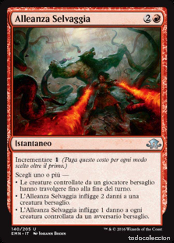 Trading Cards: Carta MTG-Alleanza Selvaggia-Luna Spettrale-N.140-ITA-NM-Uncommon - Magic the Gathering