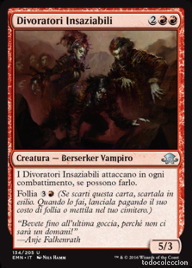 Trading Cards: Carta MTG-Divoratori Insaziabili-Luna Spettrale-N.134-ITA-NM-Uncommon - Magic the Gathering