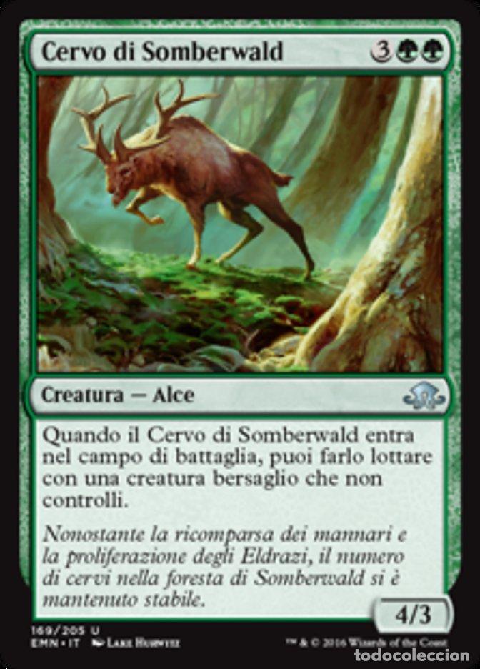 Trading Cards: Carta MTG-Cervo di Somberwald-Luna Spettrale-N.169-ITA-NM-Uncommon - Magic the Gathering