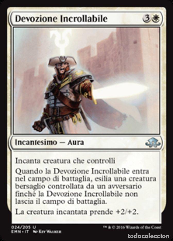Trading Cards: Carta MTG-Devozione Incrollabile-Luna Spettrale-N.024-ITA-NM-Uncommon - Magic the Gathering