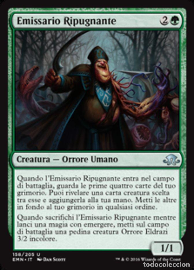 Trading Cards: Carta MTG-Emissario Ripugnante-Luna Spettrale-N.158-ITA-NM-Uncommon - Magic the Gathering